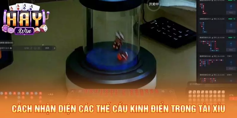 Cách nhận diện các thế cầu kinh điển trong tài xỉu