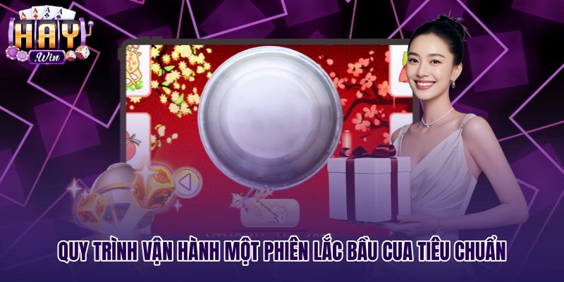 Quy trình lắc bầu cua tiêu chuẩn với bộ bát đĩa kín